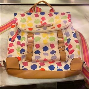 Lily Bloom Canvas Backpack